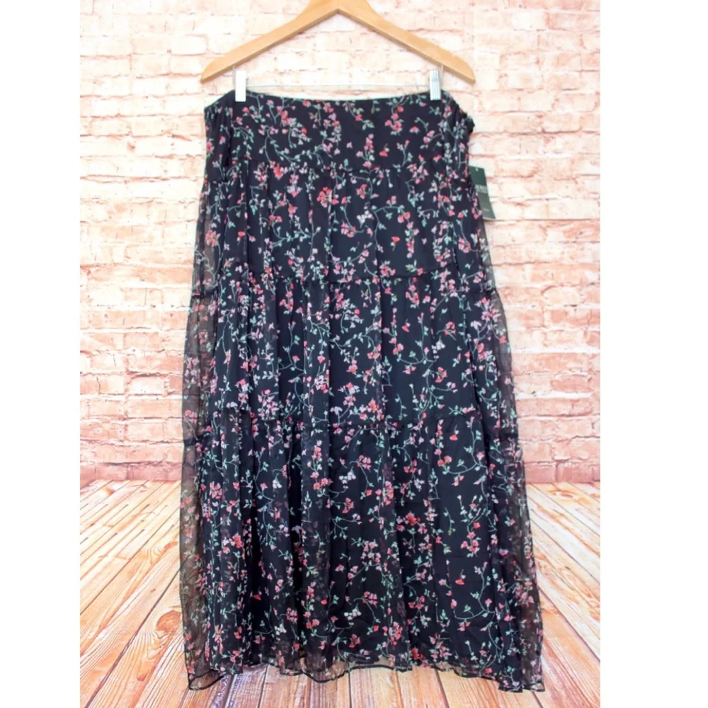 Lauren Ralph Lauren | Floral Tiered Peasant Skirt